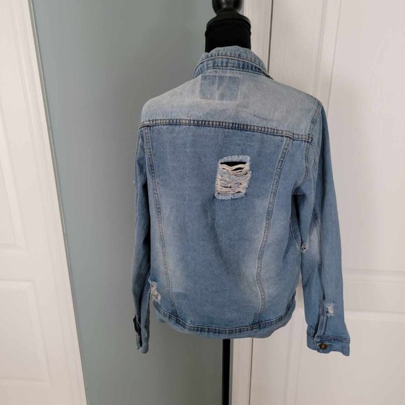 Rue21 Distressed Jean Jacket - Picture 4 of 4